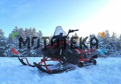Снегоход IRBIS (Ирбис) SF 200 L Long чёрный/красный с ПСМ