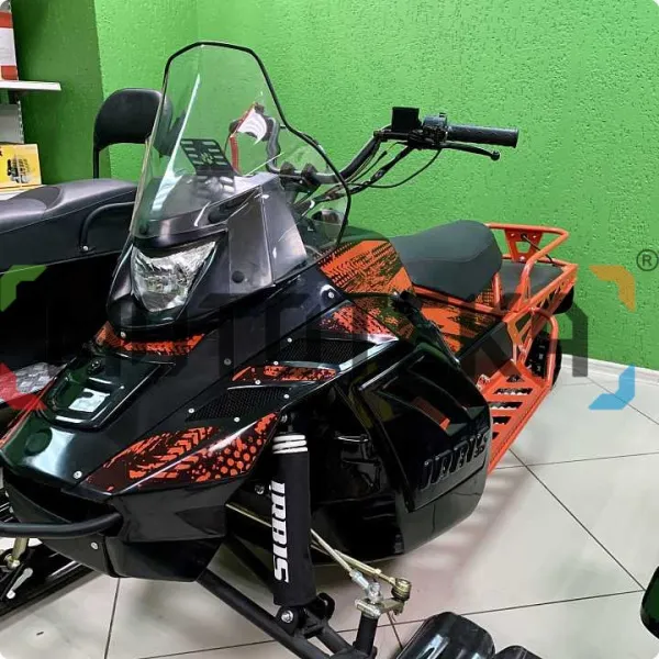 Снегоход IRBIS (Ирбис) SF 200 L Long чёрный/красный с ПСМ | Мототека