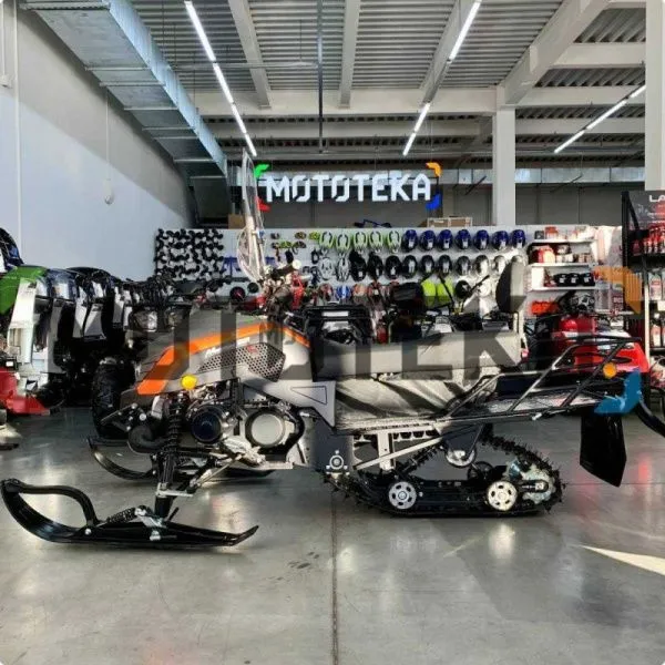 Снегоход MotoLand (Мотолэнд) SnowFox S 200 оранжевый (машинокомплект) | Мототека