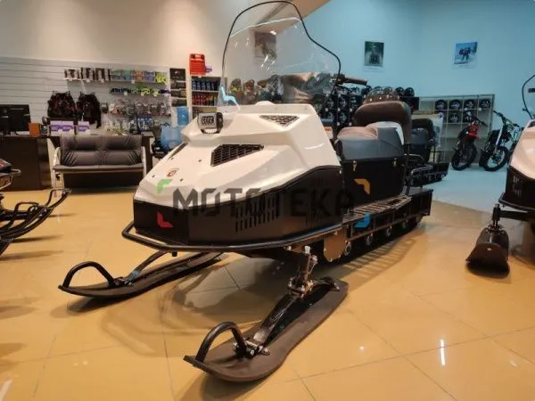 Снегоход БТС Арктик - 4Т Лонг Люкс 20 л.с.. эл. запуск. реверс. тормоз белый (машинокомплект) | Мототека