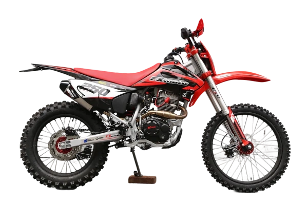Мотоцикл кроссовый / эндуро FXMOTO (ФХМото) YZ - 250 красный/белый | Мототека