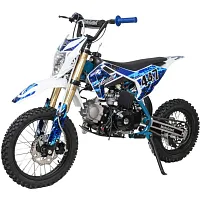 Питбайк MotoLand (Мотолэнд) TCX 125 E 14/12 + фара синий