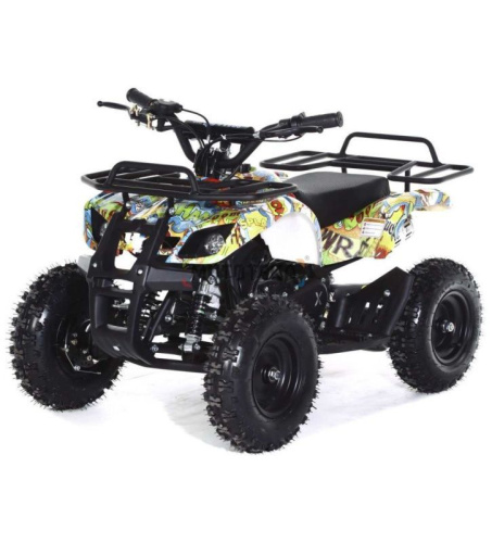 Квадроцикл детский Motax (Мотакс) ATV Mini Grizlik X - 16 [эл. ст.] бомбер (машинокомплект) фото 6