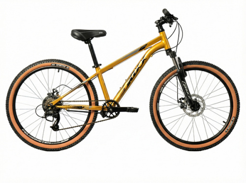 Велосипед Foxx (Фокс) 24" CAIMAN JR золотой, сталь, размер 12" Велосипед Foxx (Фокс) 24" CAIMAN JR золотой, сталь, размер 12"