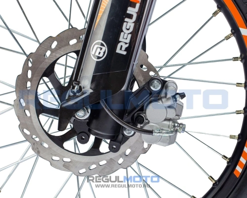 Мотоцикл кроссовый / эндуро Regulmoto (Регулмото) Sport - 003 PR 300 6 передач оранжевый/чёрный с ПТС фото 3
