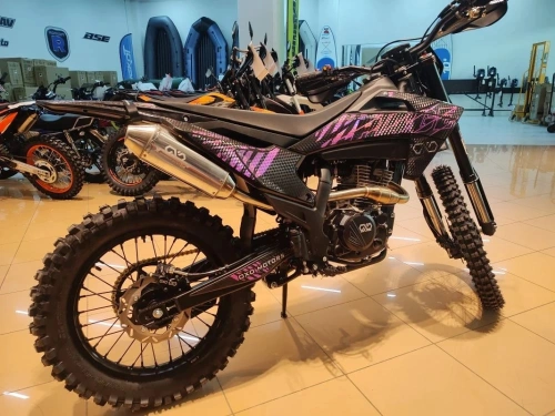 Мотоцикл кроссовый / эндуро OXO (Оксо) RAGE YB300Н фиолетовый фото 18