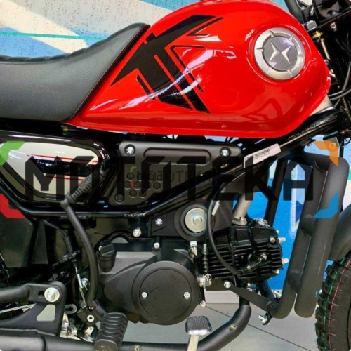 Мопед Мотомир COLT SCRAMBLER красный фото 5