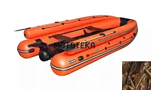 Лодка ПВХ SibRiver (Сибривер) Abakan (Абакан) - 420 JET Камуфляж (Лес)