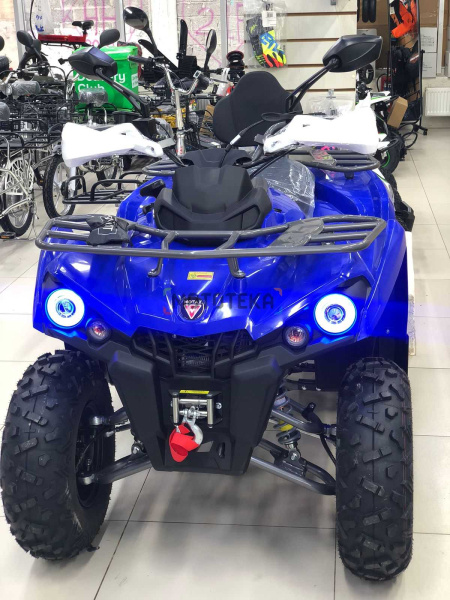 Квадроцикл Motax (Мотакс) ATV Grizlik 200 Ultra синий/чёрный (машинокомплект) | Мототека