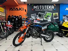 Мотоцикл кроссовый / эндуро Regulmoto (Регулмото) SAI 200 чёрный/оранжевый с ПТС