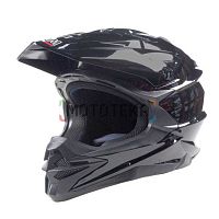 Шлем мото кроссовый AiM (Аим) JK803 Black Glossy XL