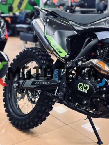 Мотоцикл кроссовый / эндуро OXO (Оксо) Venom 250 (GN-049) зелёный фото 30