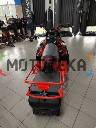 Снегоход IRBIS (Ирбис) SF 200 L Long чёрный/красный с ПСМ фото 16