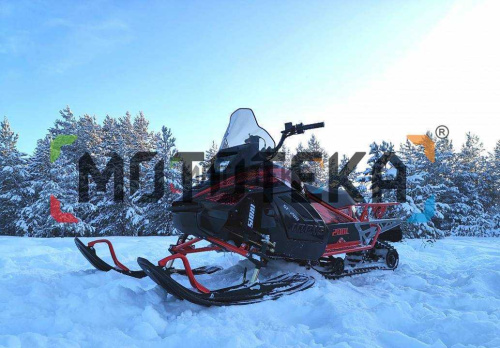 Снегоход IRBIS (Ирбис) SF 200 L Long чёрный/красный с ПСМ