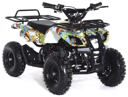 Квадроцикл детский Motax (Мотакс) ATV Mini Grizlik X - 16 [эл. ст.] бомбер (машинокомплект) фото 3