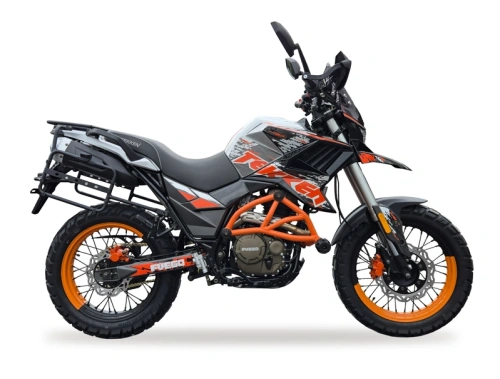 Мотоцикл дорожный FUEGO (Фуэго) Tekken 3.0 серый/оранжевый с ПТС фото 4