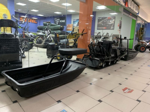 Мотобуксировщик Тофалар 500 с модулем Тягач - Толкач стандарт. 15 л.с.. катковая фото 6