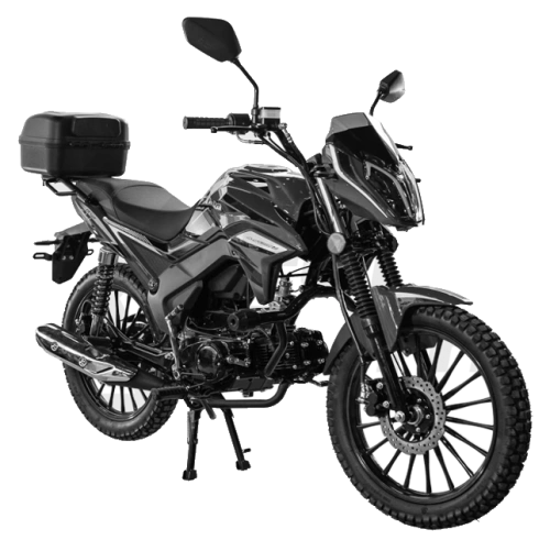 Мопед FXMOTO (ФХМото) STORM SAMAX II OFF ROAD чёрно-серый