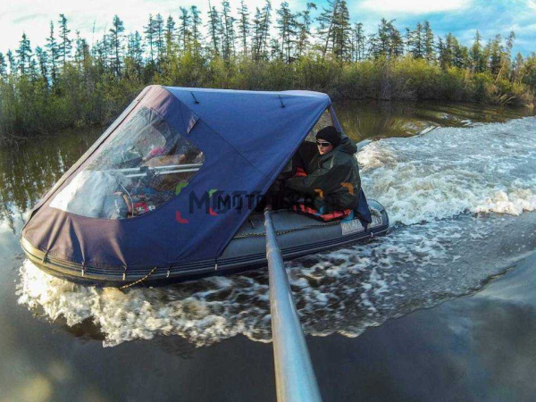 Лодка ПВХ ФЛАГМАН 380 L НДНД серый/синий Лодка ПВХ ФЛАГМАН 380 L НДНД серый/синий