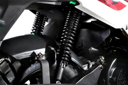 Скутер SYM (Сим) CROX 125 белый с ПТС - купить с доставкой, по выгодной цене в интернет-магазине Мототека
