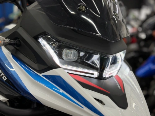 Мотоцикл кроссовый / эндуро Regulmoto (Регулмото) GTO 300 NB синий/белый с ПТС фото 7