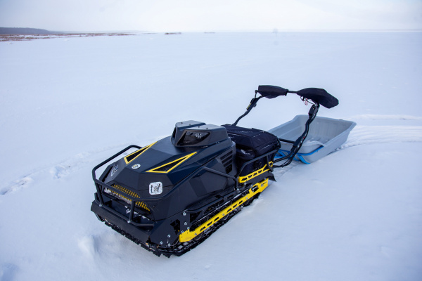 Мотобуксировщик Навигатор 600 Long 22 л.с. (эл. запуск, реверс. тормоз, подогрев ручек, длинная база 1850мм) | Мототека