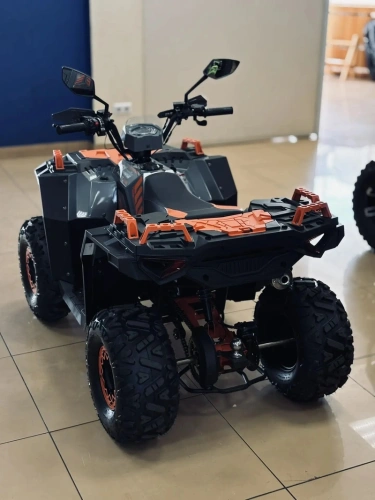 Квадроцикл детский FXMOTO (ФХМото) SS125-2 серо-оранжевый (машинокомплект) фото 2 Квадроцикл детский FXMOTO (ФХМото) SS125-2 серо-оранжевый (машинокомплект) фото 2