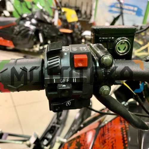 Снегоход IRBIS (Ирбис) SF 200 L Long чёрный/красный с ПСМ фото 3