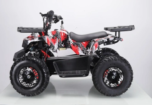 Электроквадроцикл детский JM-EVK06 1000W красный ананас (машинокомплект)