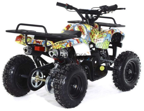 Квадроцикл детский Motax (Мотакс) ATV Mini Grizlik X - 16 [эл. ст.] бомбер (машинокомплект) фото 5