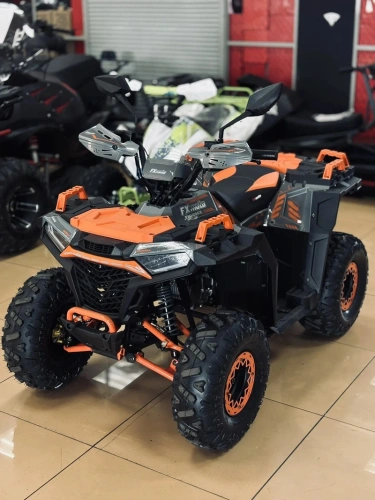 Квадроцикл детский FXMOTO (ФХМото) SS125-2 серо-оранжевый (машинокомплект) фото 6 Квадроцикл детский FXMOTO (ФХМото) SS125-2 серо-оранжевый (машинокомплект) фото 6