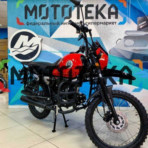 Мопед Мотомир COLT SCRAMBLER красный фото 8