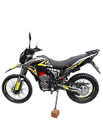Мотоцикл кроссовый / эндуро Regulmoto (Регулмото) TE 4 valve oil чёрный/жёлтый с ПТС