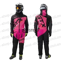 Комбинезон для снегохода (женский) GTX №5 black-pink (текстиль) (XL)