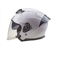 Шлем мото открытый AiM (Аим) JK526 White Glossy XXL