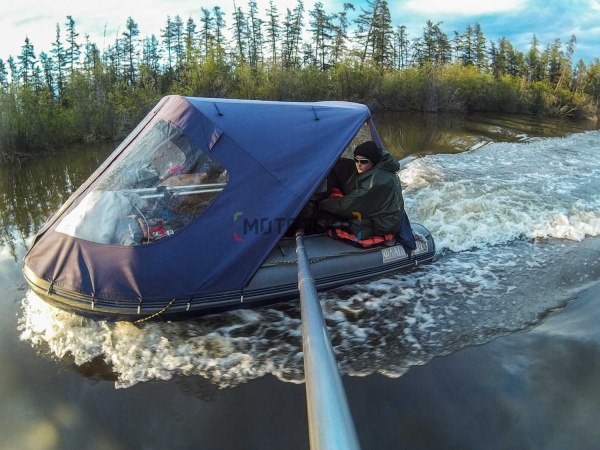 Лодка ПВХ ФЛАГМАН 380 НДНД серый/синий Лодка ПВХ ФЛАГМАН 380 НДНД серый/синий