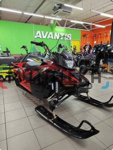 Снегоход IRBIS (Ирбис) SF 200 L Long чёрный/красный с ПСМ фото 5