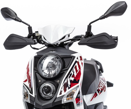 Скутер SYM (Сим) CROX 125 белый с ПТС - купить с доставкой, по выгодной цене в интернет-магазине Мототека